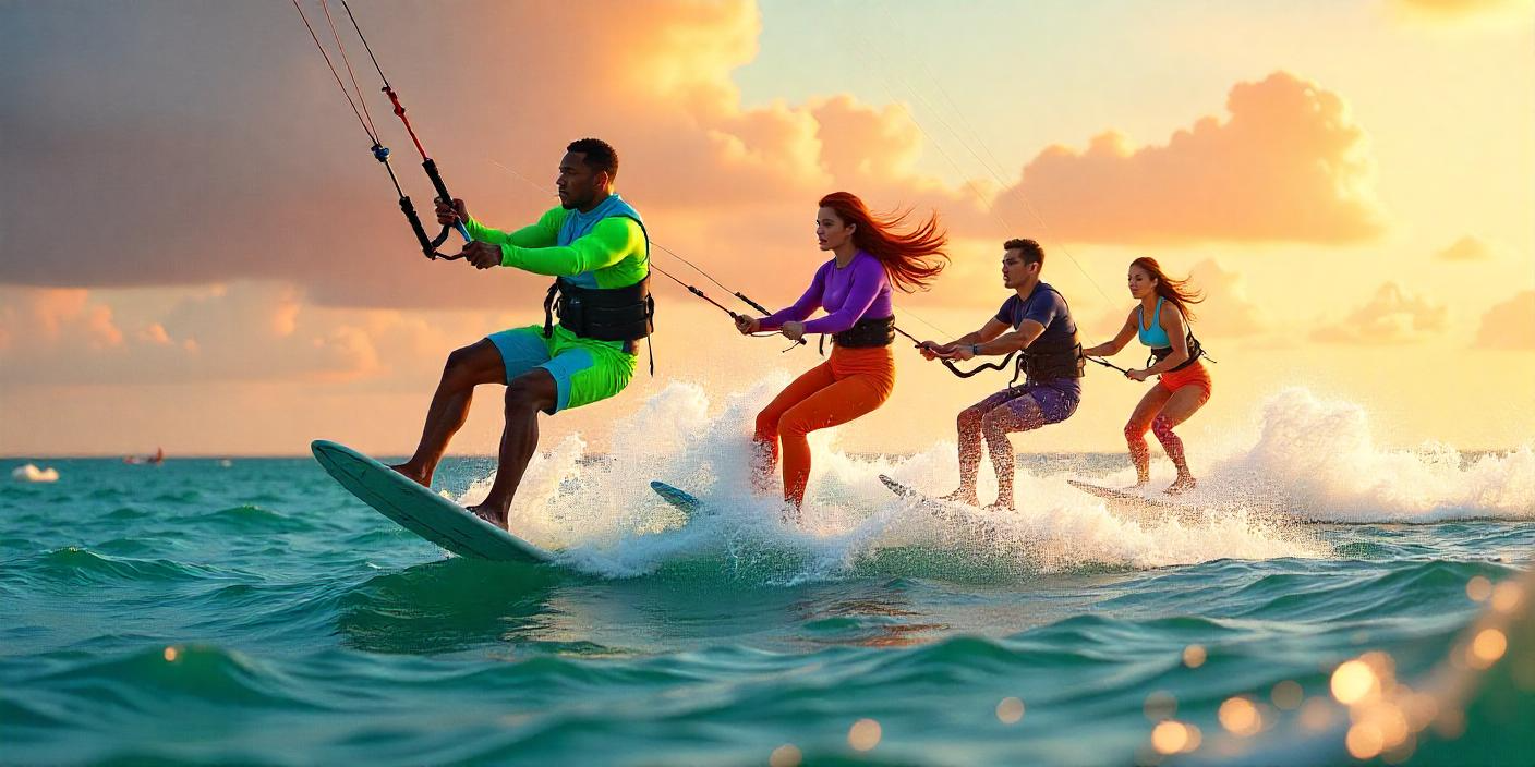 Fantasy and Kitesurfing: Sea Breeze